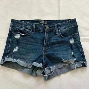 Abercrombie dark wash short 27 4